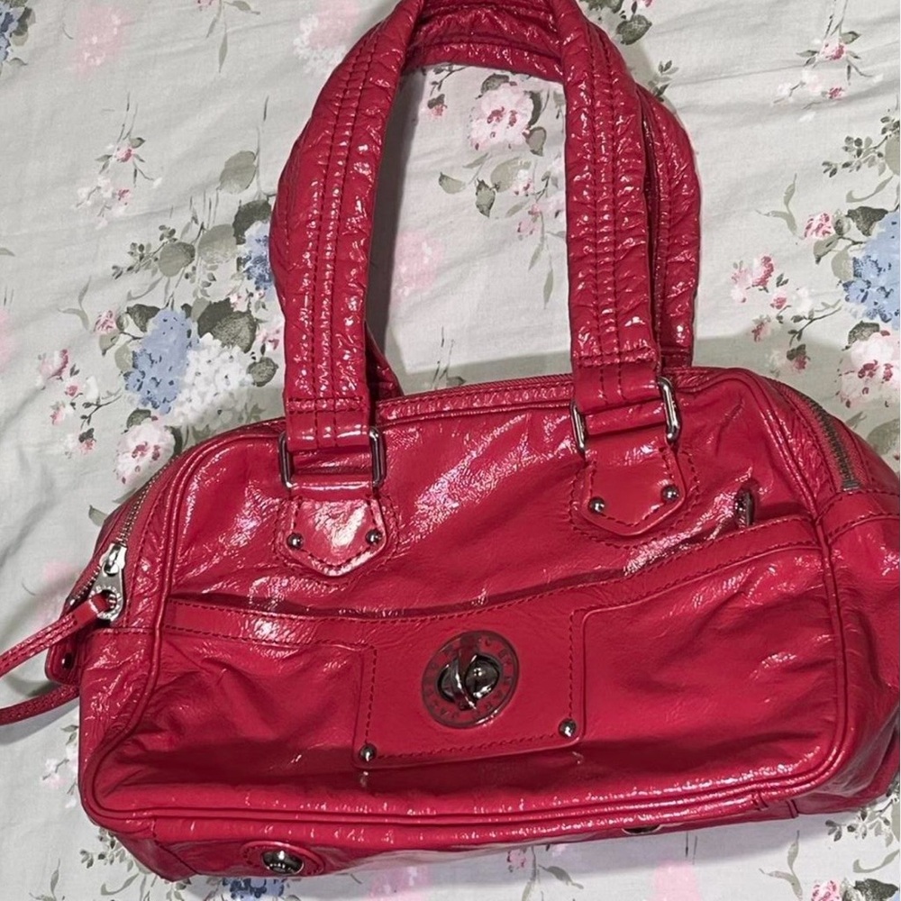 Marc Jacobs Vintage Red Patent Shoulder Bag - Women's Handbag